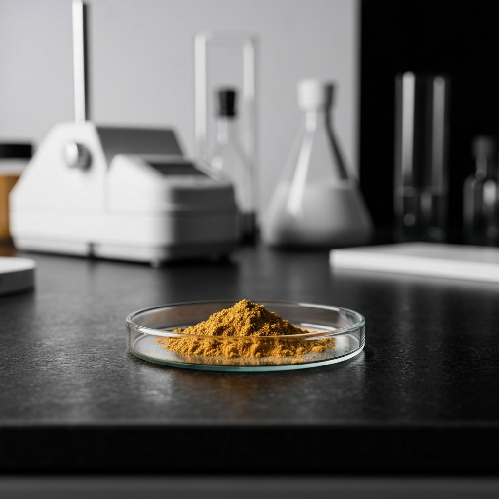 Laboratory testing of date powder sample